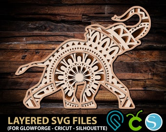 Download Elephant Mandala Svg Etsy