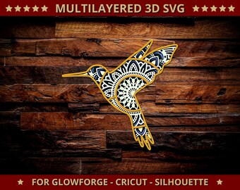 Free Free Layered Hummingbird Svg 13 SVG PNG EPS DXF File