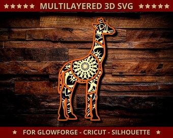 Download Giraffe Mandala Etsy