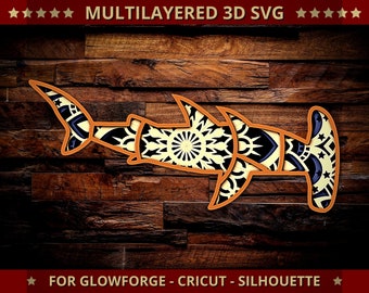 Download Cricut Cutting Machine 3d Mandala Zentangle Layered Sea Animal Clip Art Silhouette Shark Svg Mandala Svg Cut File For Glowforge Laser Cut Party Supplies Party Decor Vadel Com