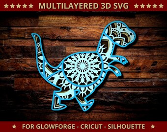 Download Paper Party Supplies Confetti Silhouette Cricut Cutting Machine 3d Mandala Zentangle Layered Sea Animal Clip Art Shark Svg Mandala Svg Cut File For Glowforge Laser Cut