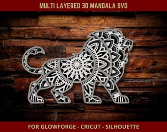 Free Free 278 Layered Lion Mandala Svg SVG PNG EPS DXF File