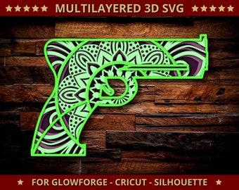Download Gun Mandala Svg Etsy
