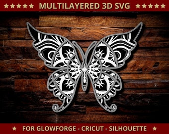Download Butterfly Mandala Svg Etsy