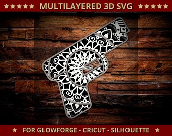 Download Svg 3d Gun Etsy