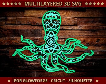 Download Mandala Octopus Svg Etsy