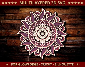 Download Lotus Mandala Svg Etsy