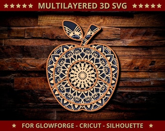 Download Apple Mandala Etsy