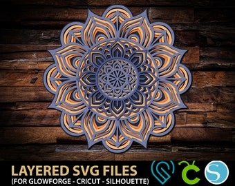 Download Layered Mandala Etsy