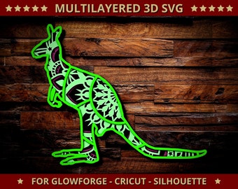 Download Kangaroo Mandala Etsy