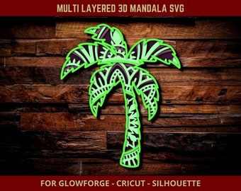 Download Palm Tree Mandala Etsy