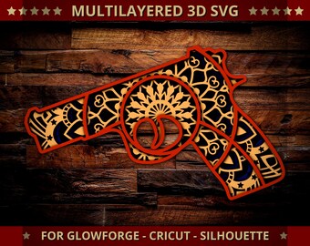 Download Gun Mandala Svg Etsy