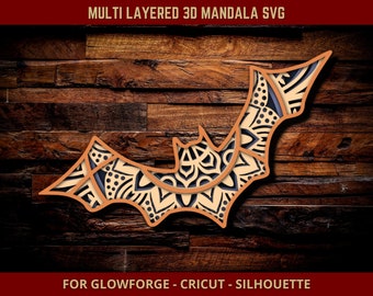 Download Bat Mandala Svg Etsy