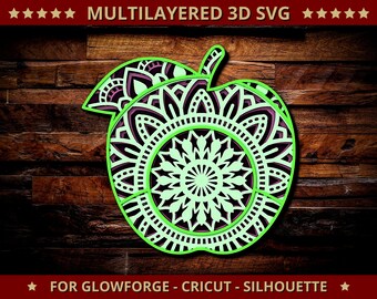 Download Cricut Svg Zentangle Svg 3d Layered Poison Apple Svg Mandala Svg Silhouette Svg Art Collectibles Digital Minyamarket Com