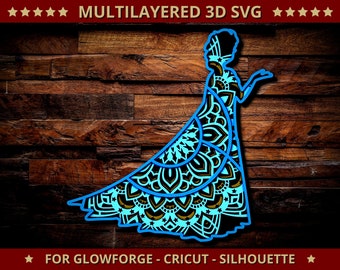 Download Mandala Princess Svg Etsy