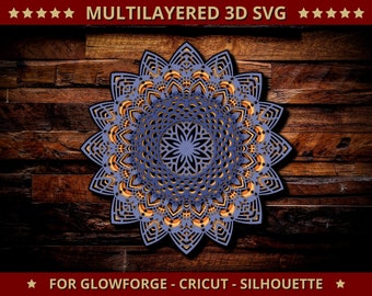 Download Half Mandala Svg Etsy