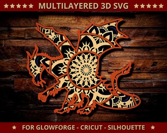 Download Dragon Mandala Svg Etsy