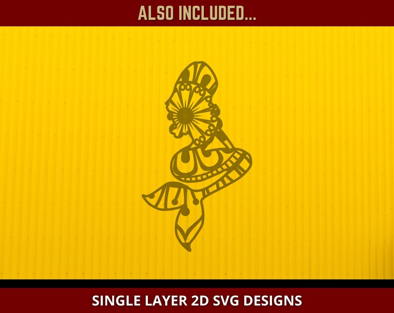 Download Silhouette Cutting Machine Layered Mandala Little Mermaid Svg Cricut Mandala Mermaid Svg 3d Multi Layer Svg File For Glowforge Laser Cut Party Supplies Paper Party Supplies