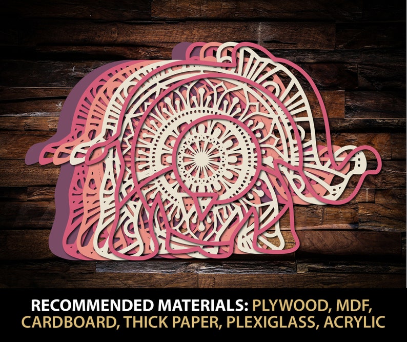 Download Cricut Cutting Machine 3d Mandala Zentangle Clip Art Silhouette Baby Elephant Svg Elephant Mandala Svg Cut File For Glowforge Laser Cut Confetti Paper Party Supplies Kientructhanhdat Com