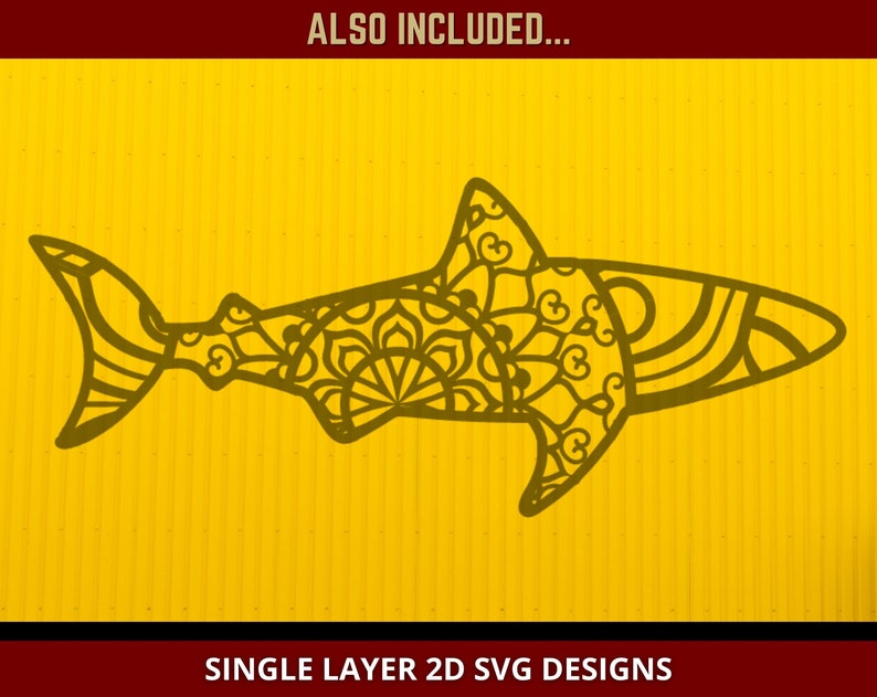 Free Free 206 Shark Mandala Svg SVG PNG EPS DXF File