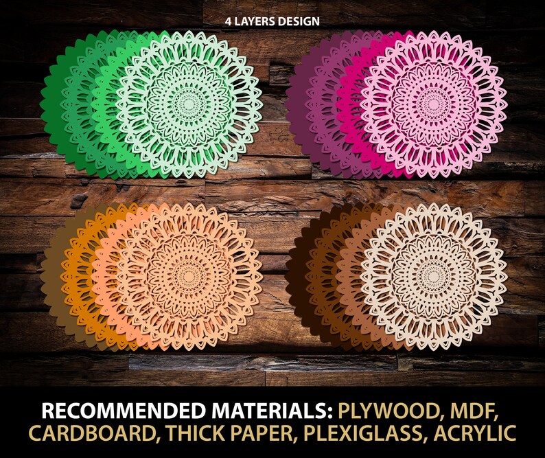 Download 3D Mandala SVG Layered Mandala Svg Sunflower Mandala Svg ...