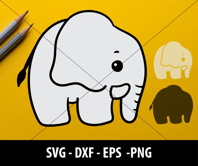 Download Paper Party Supplies Party Supplies Baby Elephant Svg File For Glowforge Laser Cut Cricut Cutting Machine Iron On Transfer Sublimation Cute Clip Art Cartoon Svg Silhouette