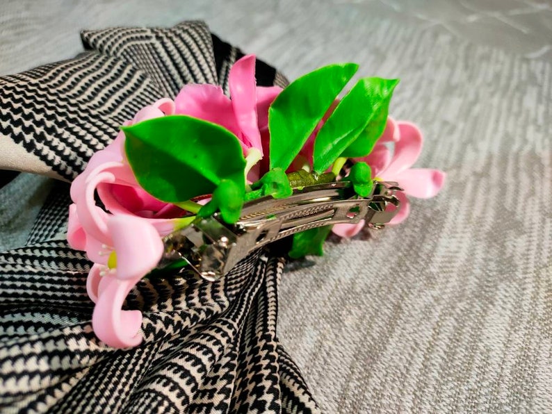 Bridal hair clips Flower clay hair clips