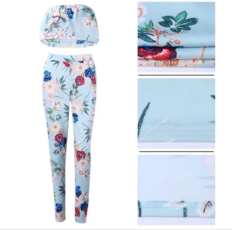 2 piece floral sets for women