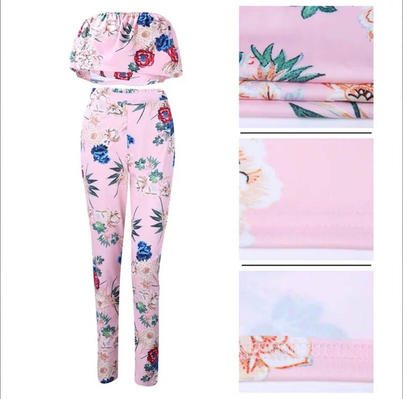 2 piece floral sets for women