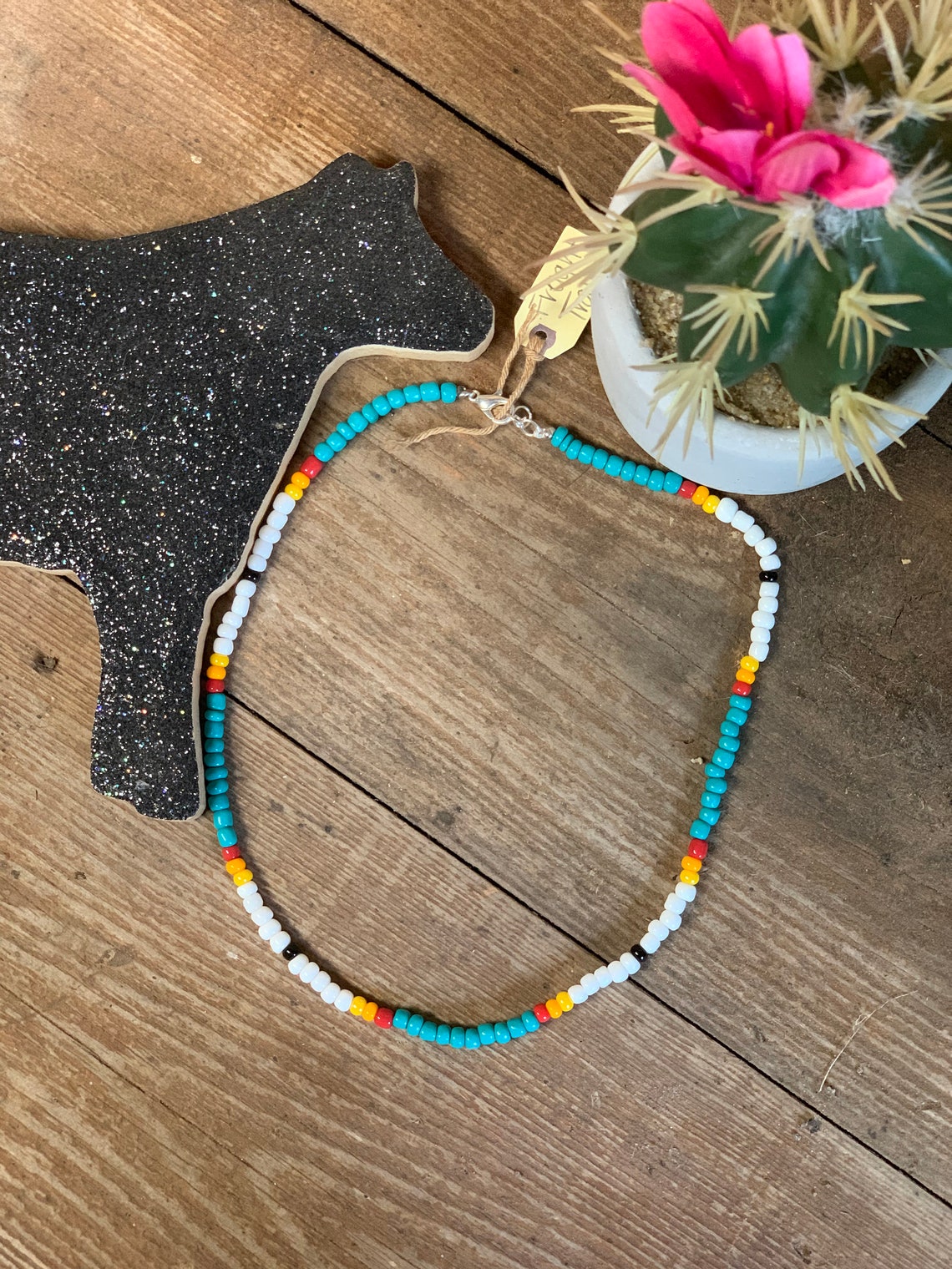 Choker Western Choker Seed Bead Choker Western Necklace Etsy