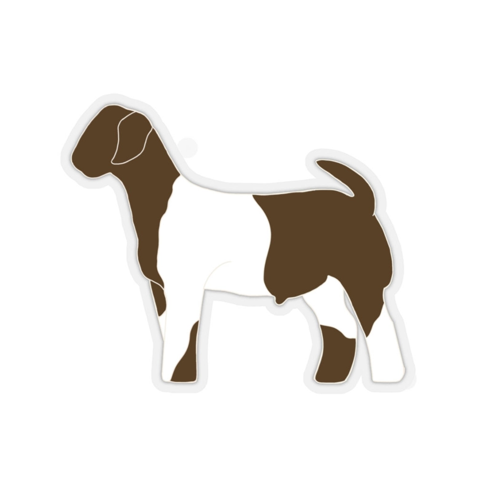 Paint Boer Show Goat Sticker show goat show goat sticker Etsy