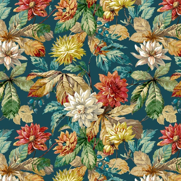 Woodland Blooms - Smal Dalia & Rosehip