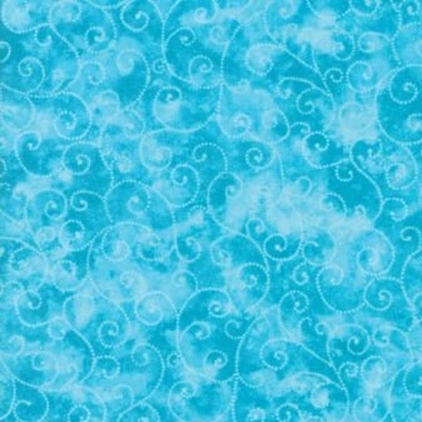 Marble Swirls Robins Egg by moda fabrics