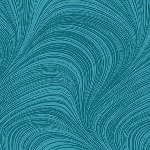 May include: Teal blue abstract pattern with swirling lines. The pattern resembles waves or water.