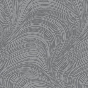 Könnte beinhalten: Abstrakter Stoff mit grauen und weißen Wirbelmustern und einer subtilen Textur.