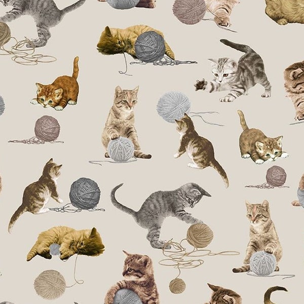 Chat - taupe par Timeless Treasures
