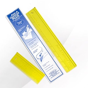 6 inch + 12 inch Add-A-Quarter Plus yellow