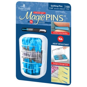 Value pack: Magic Pins Quilting regular 0.6 mm, Taylor Seville