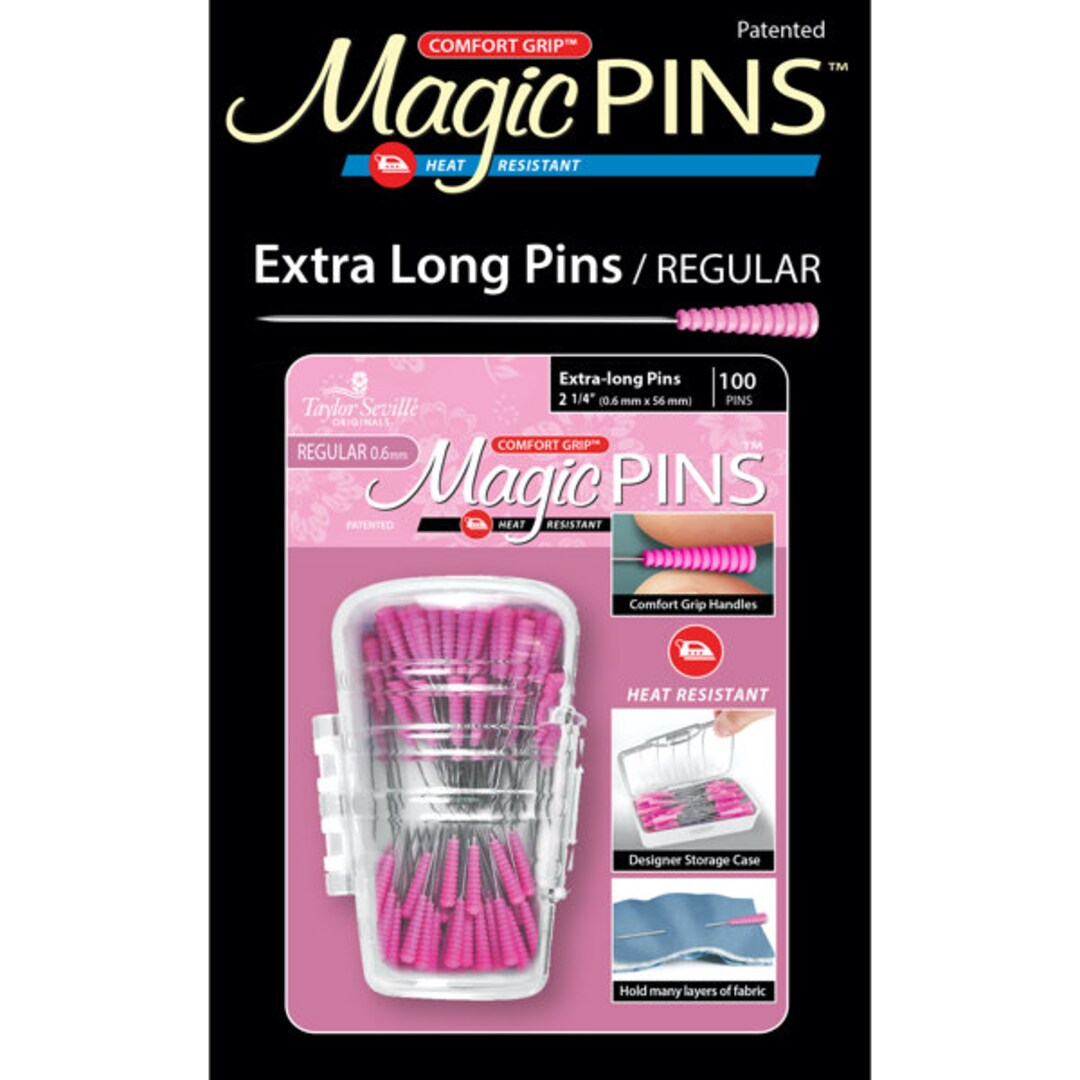 Extra Long R Pin Value Pack: Magic Pins Extra Long Regular 0.6 Mm, Taylor Seville - Etsy