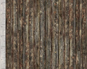 Dark Wood Siding by Timeless Treasures