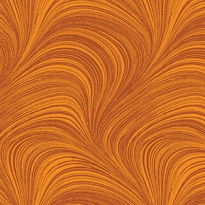 May include: Abstract pattern with swirling lines in shades of orange and brown.