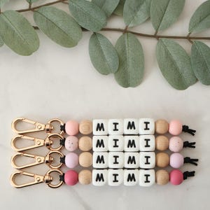Mimi Keychain, Grandma Keychain, New Mimi Keychain, Grandparent Keychain, Mimi Gifts, Gifts For Mimi, Gift For Grandma, New Mimi Gift