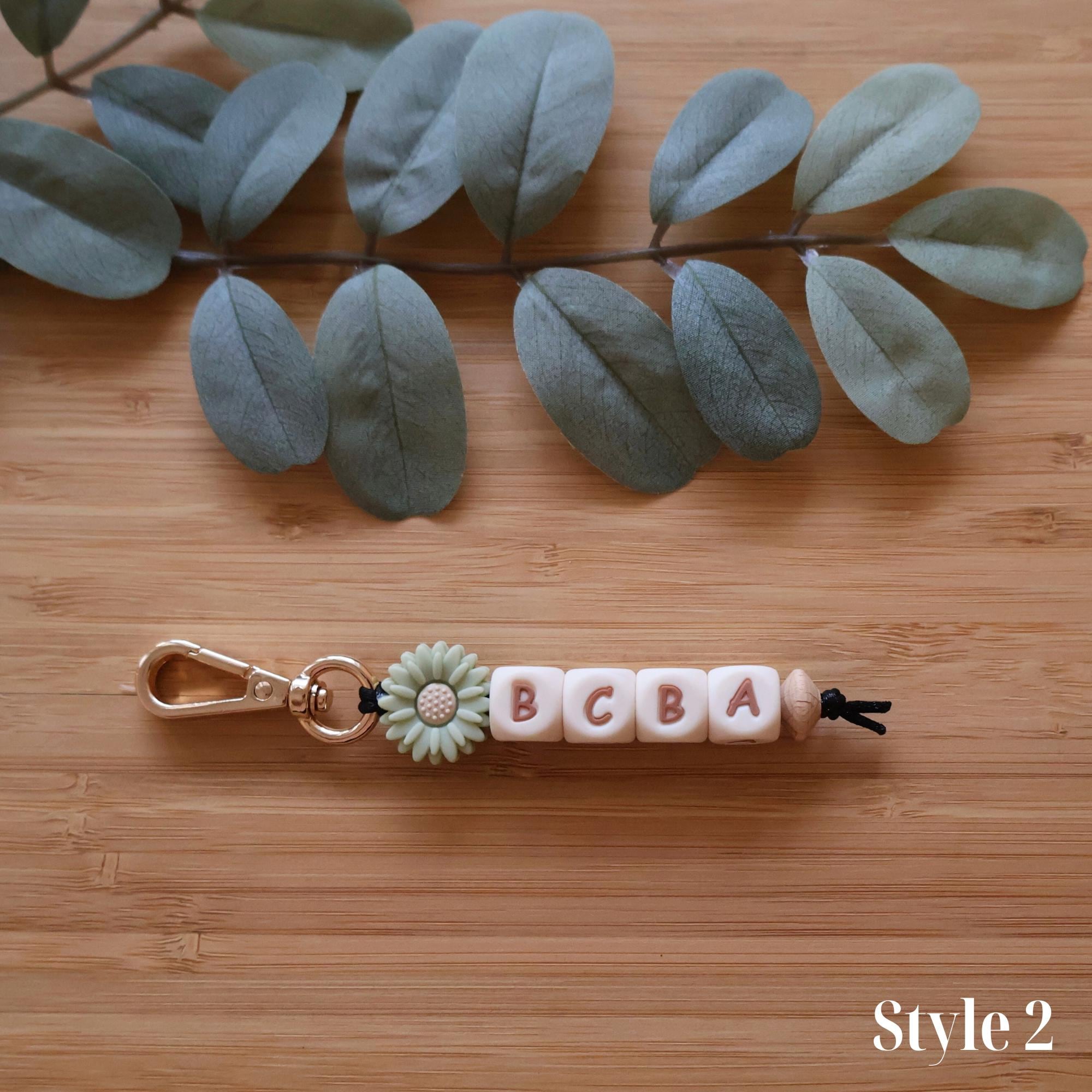 BCBA Keychain, Behavior Analyst Keychain, Behavior Tech Keychain ...