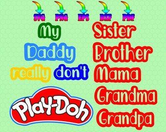 Play Doh Svg Etsy