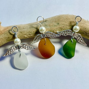 Sea Glass Angel, Sea Glass Fairy. Sea Glass Decoration.