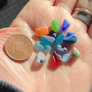 Mixed Sea Glass, Beach Treasure, Genuine Sea Glass, Crafting Supplies, Surf Tumbled Sea Glass, English Sea Glass