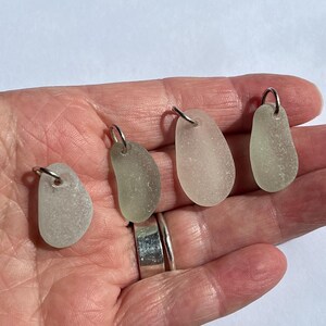 Sea Glass Beads, Genuine Frosted Loose Sea Glass, Sea Glass Pendants, Glass Crafting Supplies, Surf Tumbled Sea Glass, UK Seller.