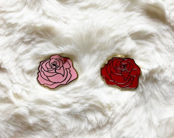 Rose Filler Enamel Pins