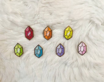 Pastel Rupee Filler Enamel Pin Set