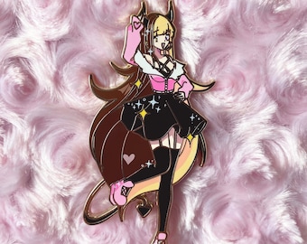 Casual Gomi Vtuber Enamel Pin